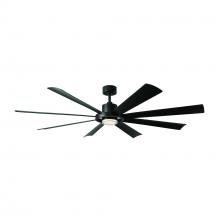 Modern Forms US - Fans Only FR-W2303-72L-MB - Aura Downrod ceiling fan