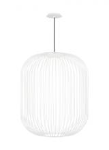 Visual Comfort & Co. Modern Collection 700TDKAI2W-LED930 - Kai dimmable LED Modern 2-Light Ceiling Pendant in a Matte White finish