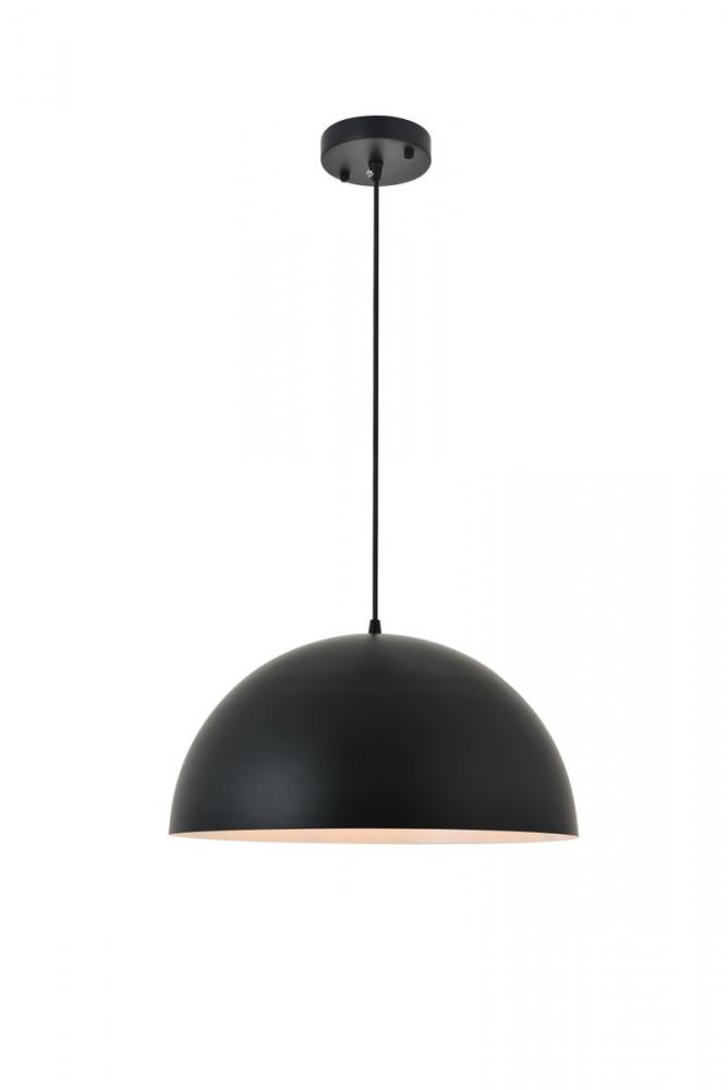 Forte 1 light black Pendant