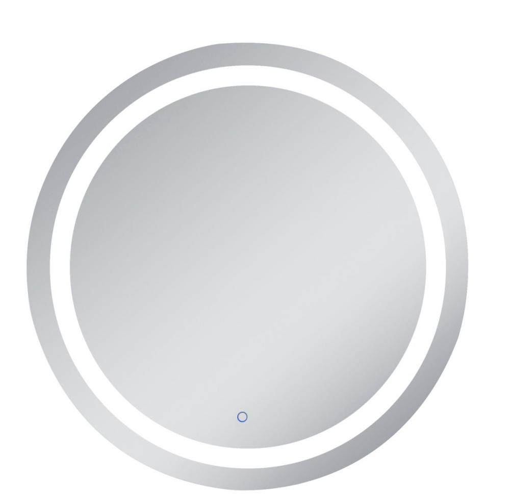 Helios 36 Inch Hardwired LED Mirror with Touch Sensor and Color Changing Temperature