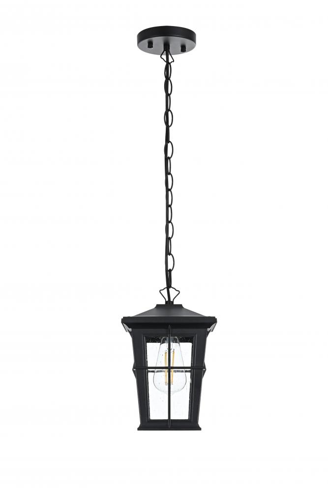 Bodine 7 inch Outdoor Pendant in Black