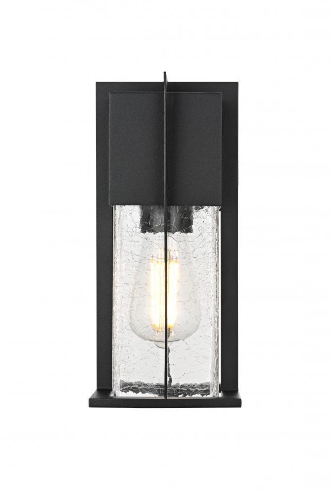 Janney 7 inch Outdoor Pendant in Black