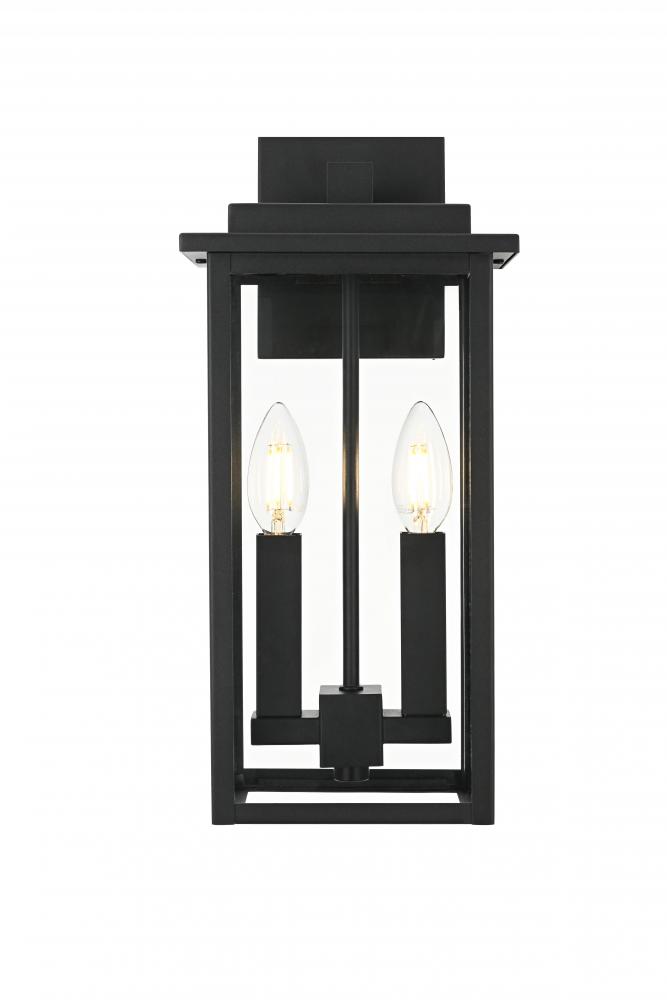 Kaysen 7 inch Outdoor Wall Sconce in Black