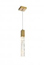 Elegant 2088D5SG - Aurora 5 inch Pendant in Satin Gold