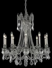 Elegant 9210D28PW/RC - Rosalia 10 Light Pewter Chandelier Clear Royal Cut Crystal