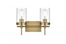 Elegant LD7319W14SG - Taryin 14 inch Wall Sconce in Satin Gold