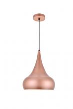 Elegant LDPD2047HG - Circa 1 Light Honey Gold Pendant