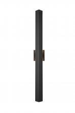 Elegant OD505W38BK - Troy 4.5 x 38 inch Outdoor Wall Sconce in Black