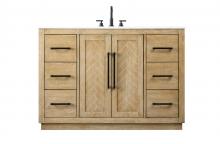 Elegant VF29048LO - 48  inch Single Bathroom Vanity in Linen Oak