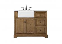 Elegant VF60242GN - 42 Inch Single Bathroom Vanity in Green