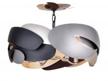 Minka George Kovacs P1333-780 - METALO MISTO - 20" 4 LIGHT SEMI FLUSH