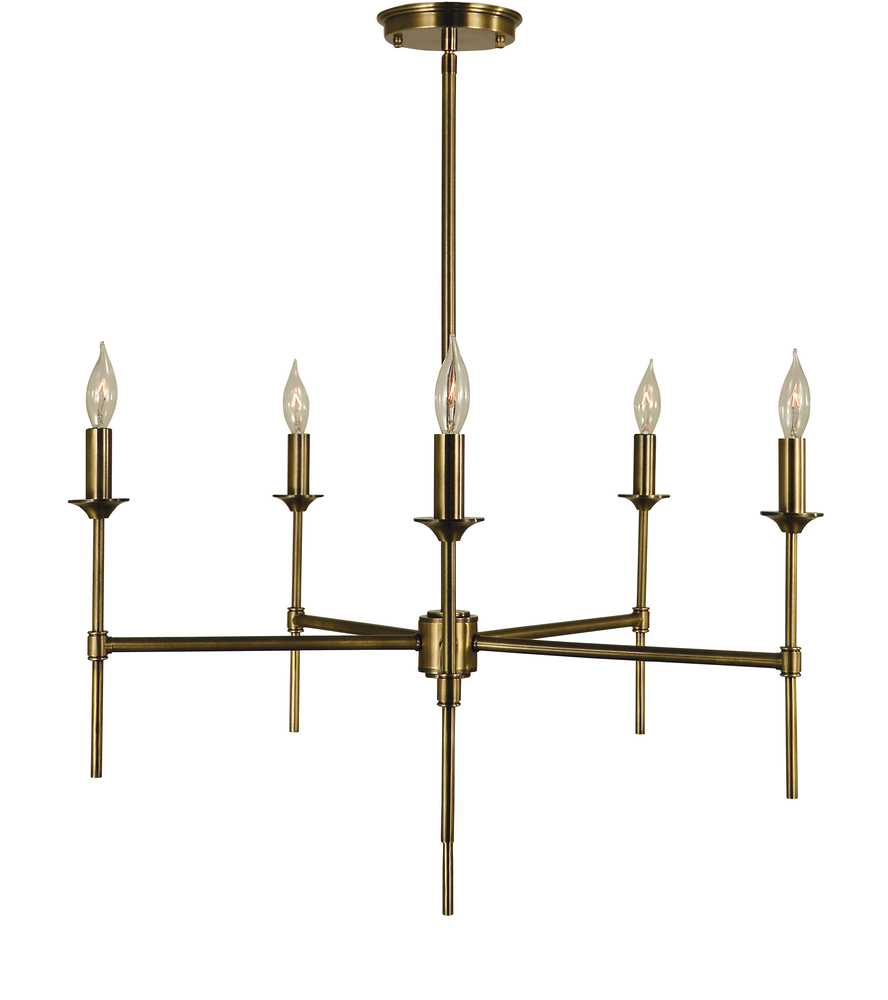 5-Light Brushed Nickel Chandler Chandelier