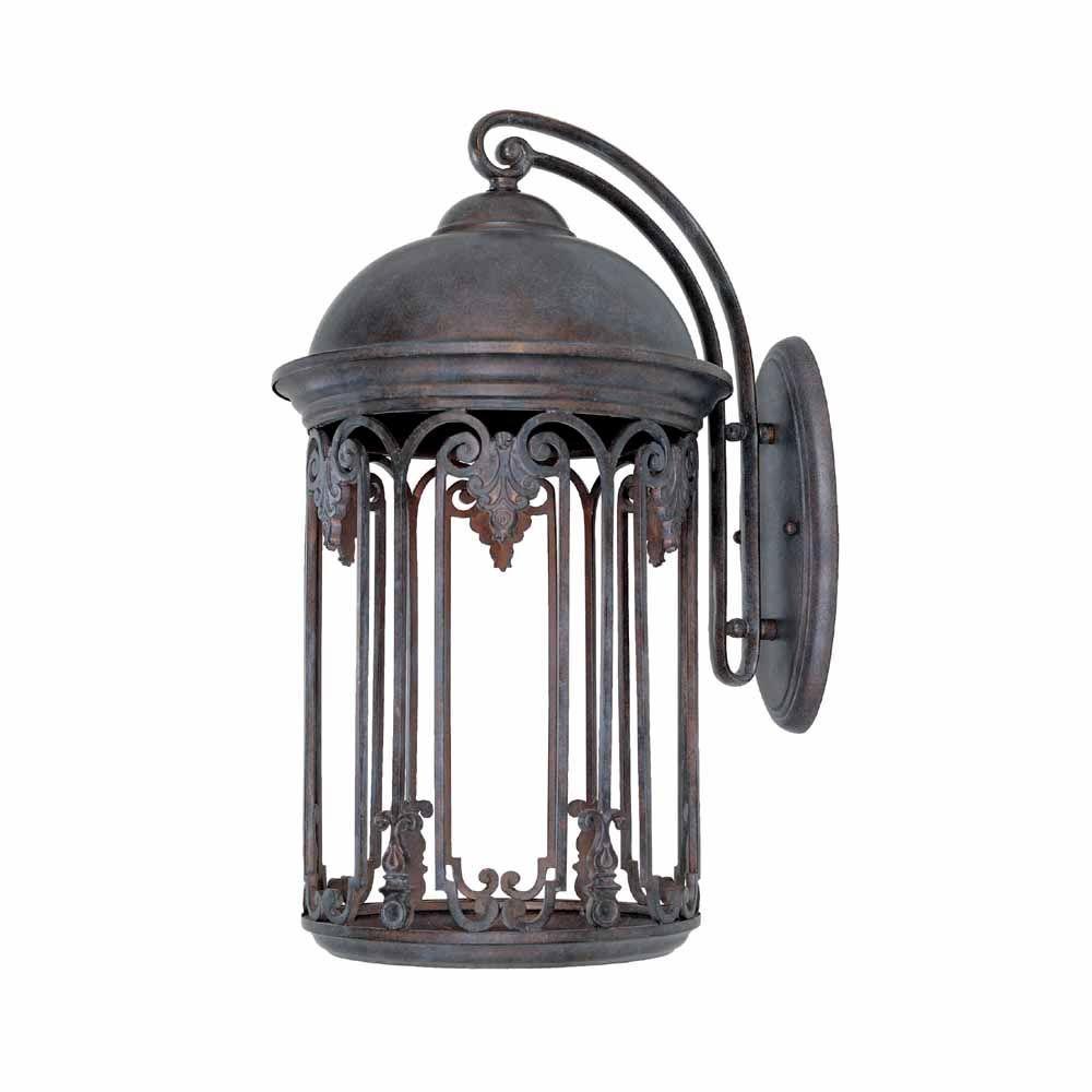 Dark Sky 11 in. Old Bronze Outdoor Wall Sconce