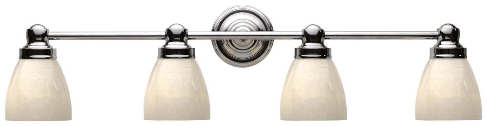 4-Light Chrome Bath Bar Light