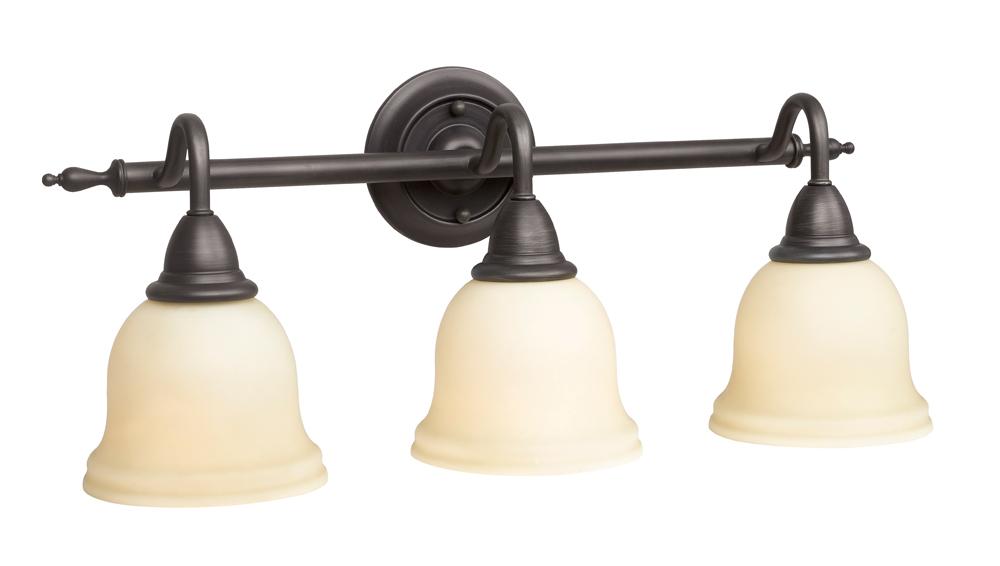 Montpelier Bath Collection 3-Light Oil-Rubbed Bronze Bath Bar Light