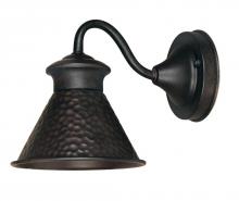 World Imports WI9002S89 - Dark Sky Essen 1-Light Outdoor Bronze Short-Arm Wall Lamp