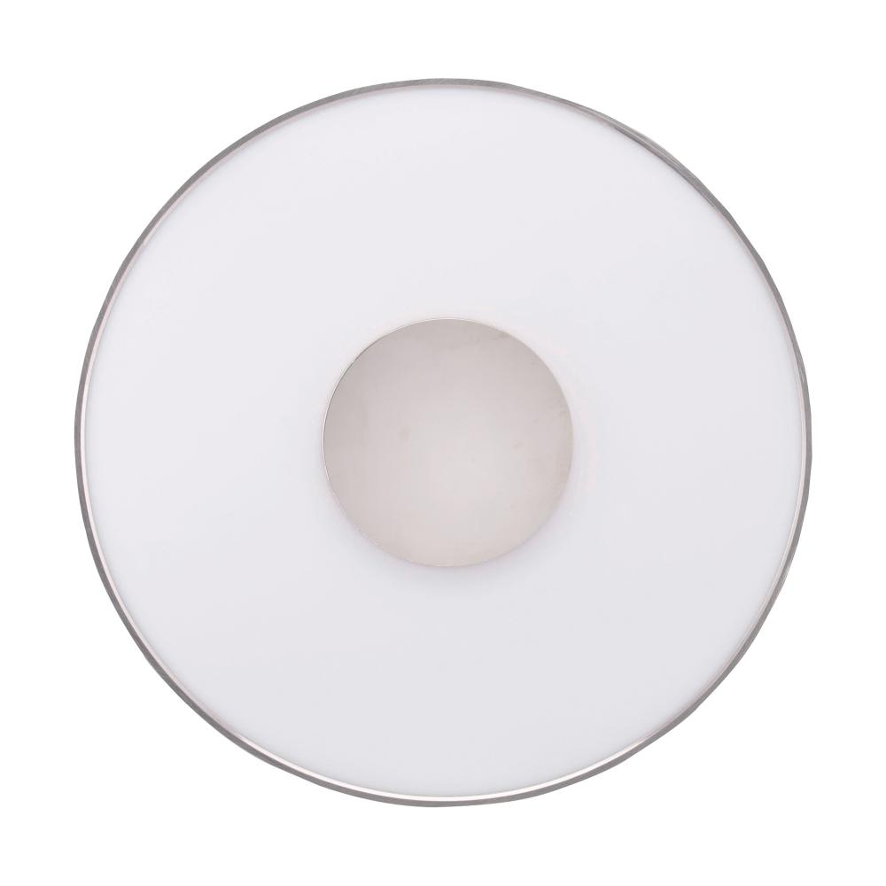 26 watt; 13" Flush Mount LED Fixture; Round Shape; Polished Nickel Finish