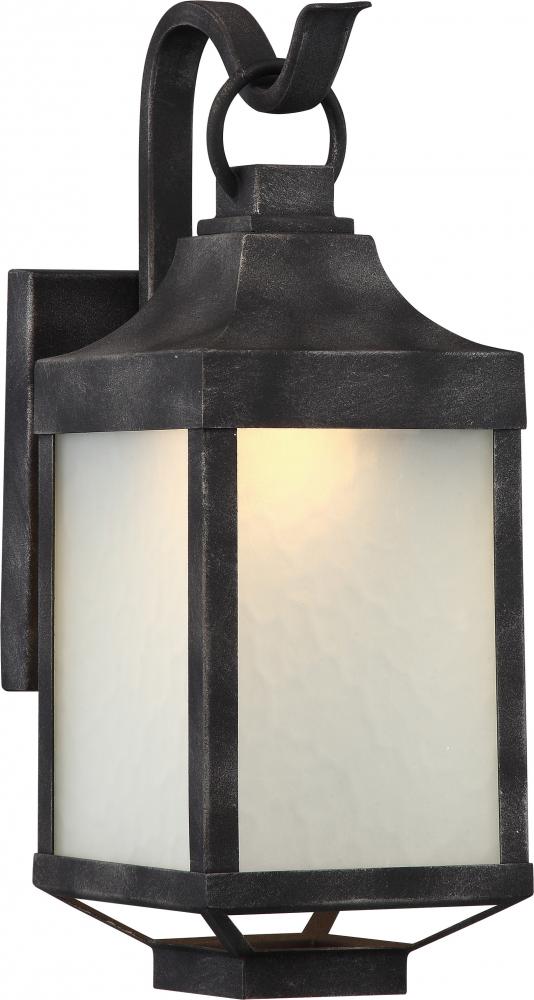 Winthrop 5.5" Wall Lantern; Iron Black Finish