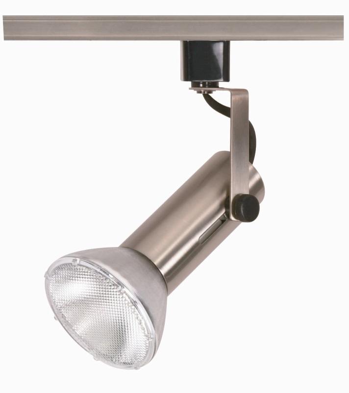 1 Light - 2" - Track Head - Universal Holder - Brushed Nickel Finish