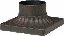 Nuvo 25/1204 - Pier Mount Base Square - Old Penny Bronze