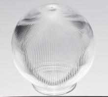 Nuvo 50/927 - Clear Prismatic Ball; 6 inch Diameter; 3-1/4 inch Fitter