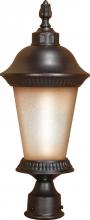 Nuvo 60/2505 - Clarion ES; 3 Light; Post Lantern with Brushed Wheat Glass; Lamp Included