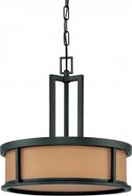 Nuvo 60/3827 - Odeon ES - 4 Light Pendant w/ Parchment Glass - (4) 13w GU24 Lamps Included