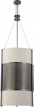 Nuvo 60/4032 - Diesel ES - 6 Light Vertical Pendant w/ Khaki Fabric Shade - (6) 13w GU24 Lamps Included