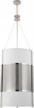 Nuvo 60/4332 - Diesel ES - 6 Light Vertical Pendant w/ Slate Gray Fabric Shade - (6) 13w GU24 Lamps Incl.