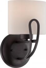 Nuvo 60/5391 - 1-Light Vanity Light Fixture in Georgetown Bronze Finish with Etched Opal Glass