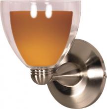 Nuvo 60/699 - 1 Light - 5" - Halogen Wall Fixture - Butterscotch / Crystal Bullet