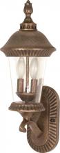 Nuvo 60/963 - Clarion - 3 Light - 20" - Wall Lantern - Arm Up w/ Clear Seed Glass