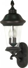 Nuvo 60/964 - Clarion - 3 Light - 24" - Wall Lantern - Arm Up w/ Clear Seed Glass