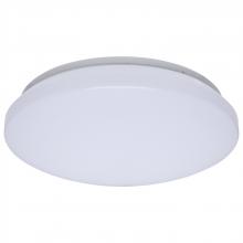 Nuvo 62/1860 - 11 Inch LED Cloud Fixture; 14 Watts; 27K/30K/35K/40K/50K CCT Selectable; White Finish; Round Shape;