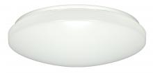 Nuvo 62/796R1 - LED - 14" Flushwith Acrylic Lens - 120-277V - White Finish