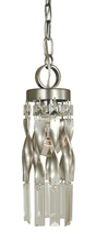 Framburg 4718 SP/PN - 1-Light Satin Pewter/Polished Nickel Adele Mini Pendant