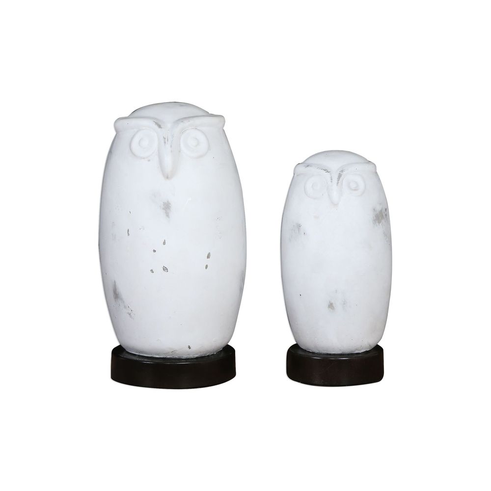 Uttermost Hoot Owl Figurines Set/2