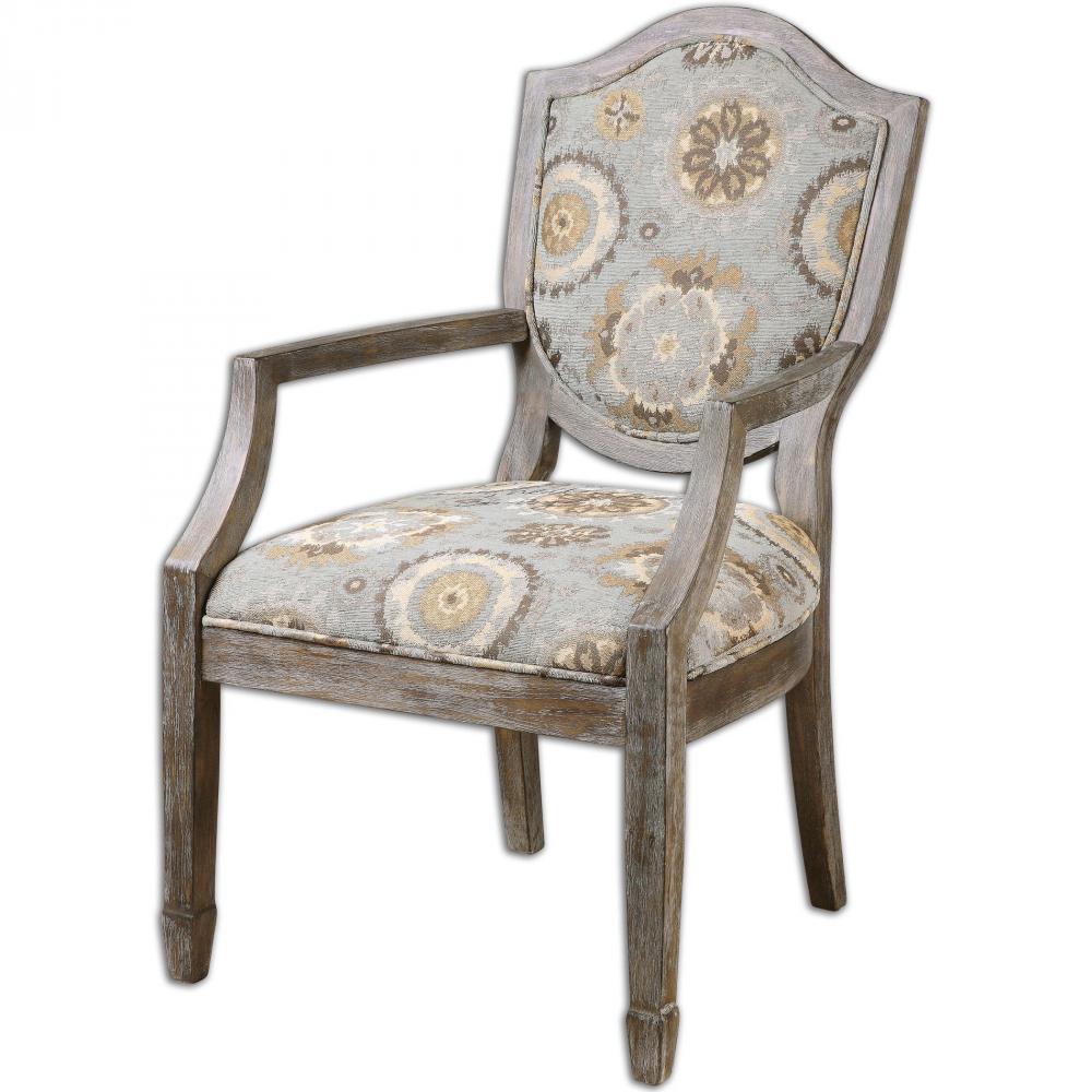 Uttermost Valene Weathered Accent Chair