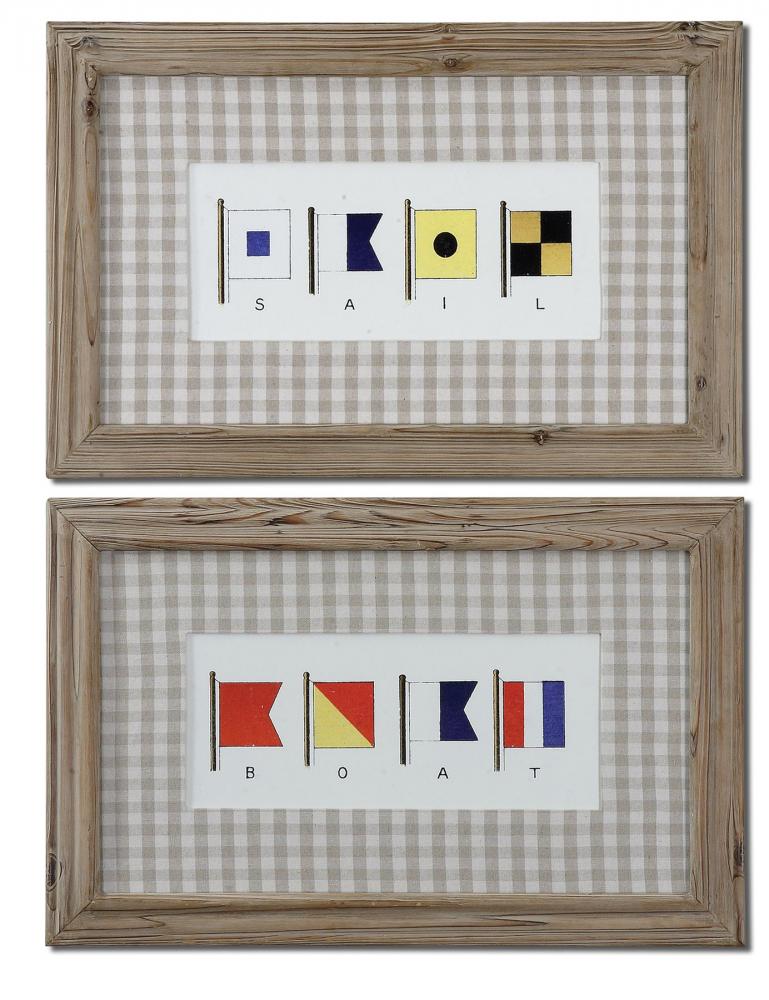 Signal Flags Coastal Art, Set/2