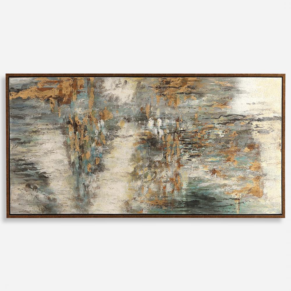 Uttermost Behind The Falls Abstract Art
