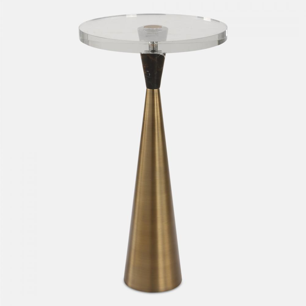 Uttermost Holton Tapered Brass Accent Table