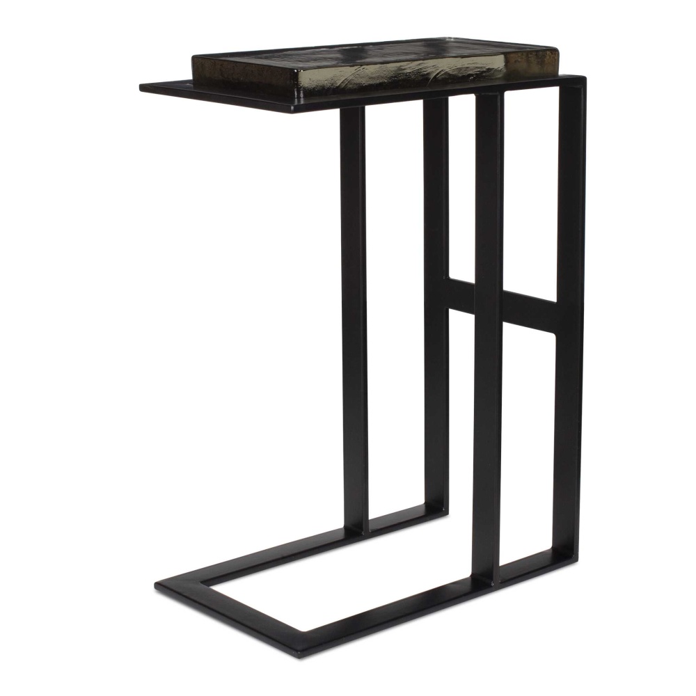 Uttermost Soma Black Accent Table