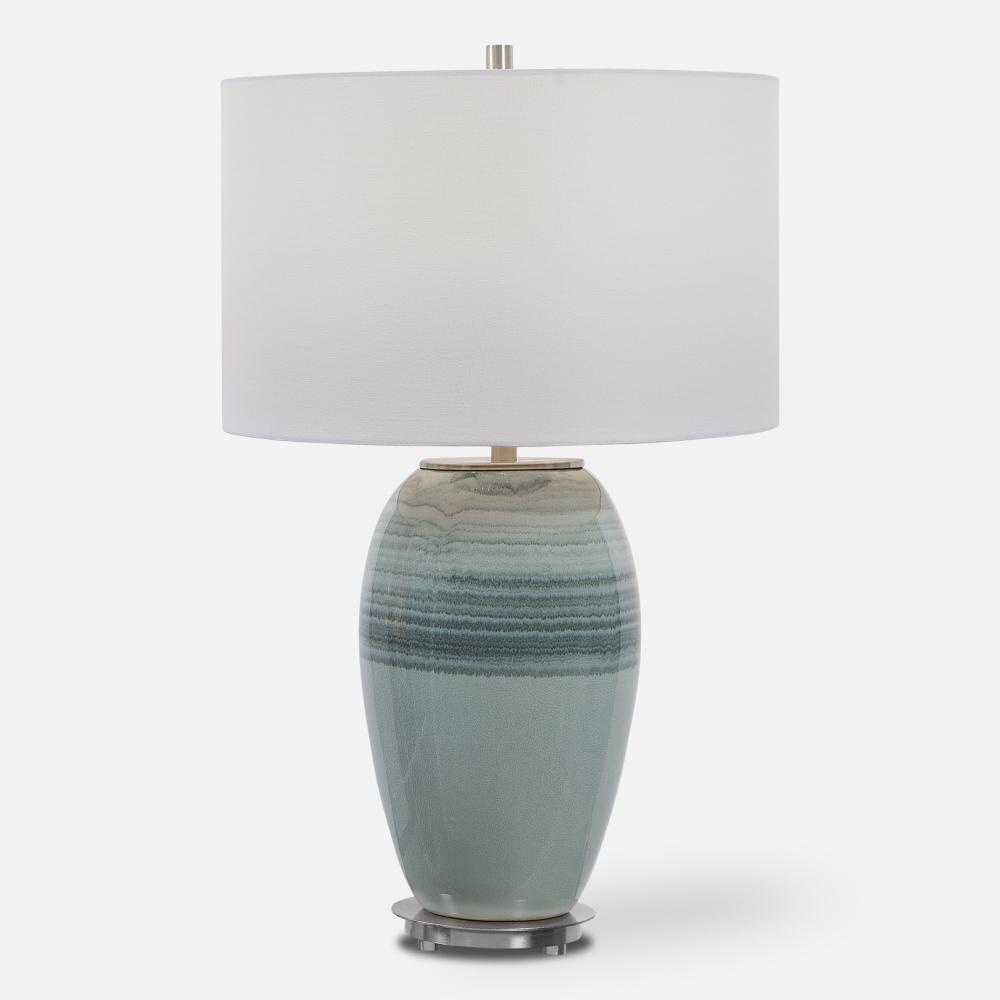 Uttermost Caicos Teal Table Lamp