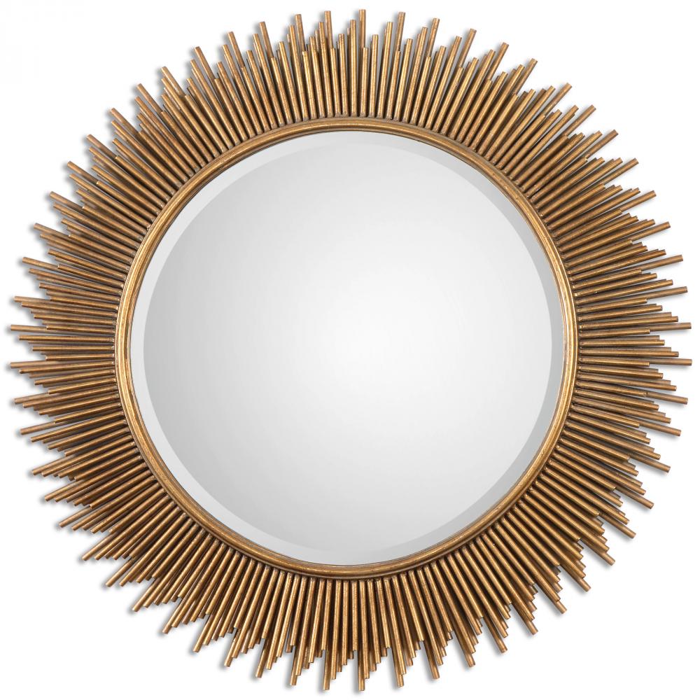 Uttermost Marlo Round Gold Mirror