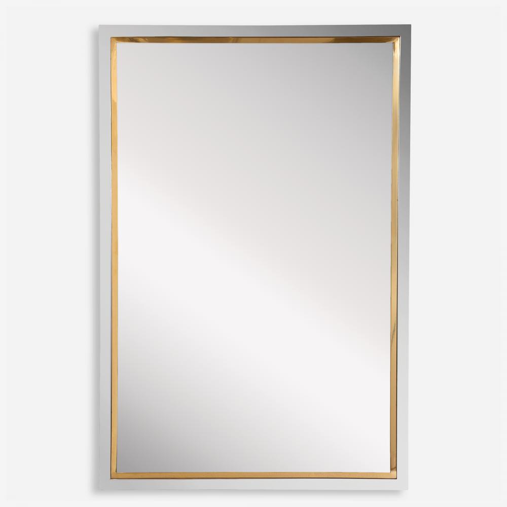 Uttermost Locke Chrome Vanity Mirror