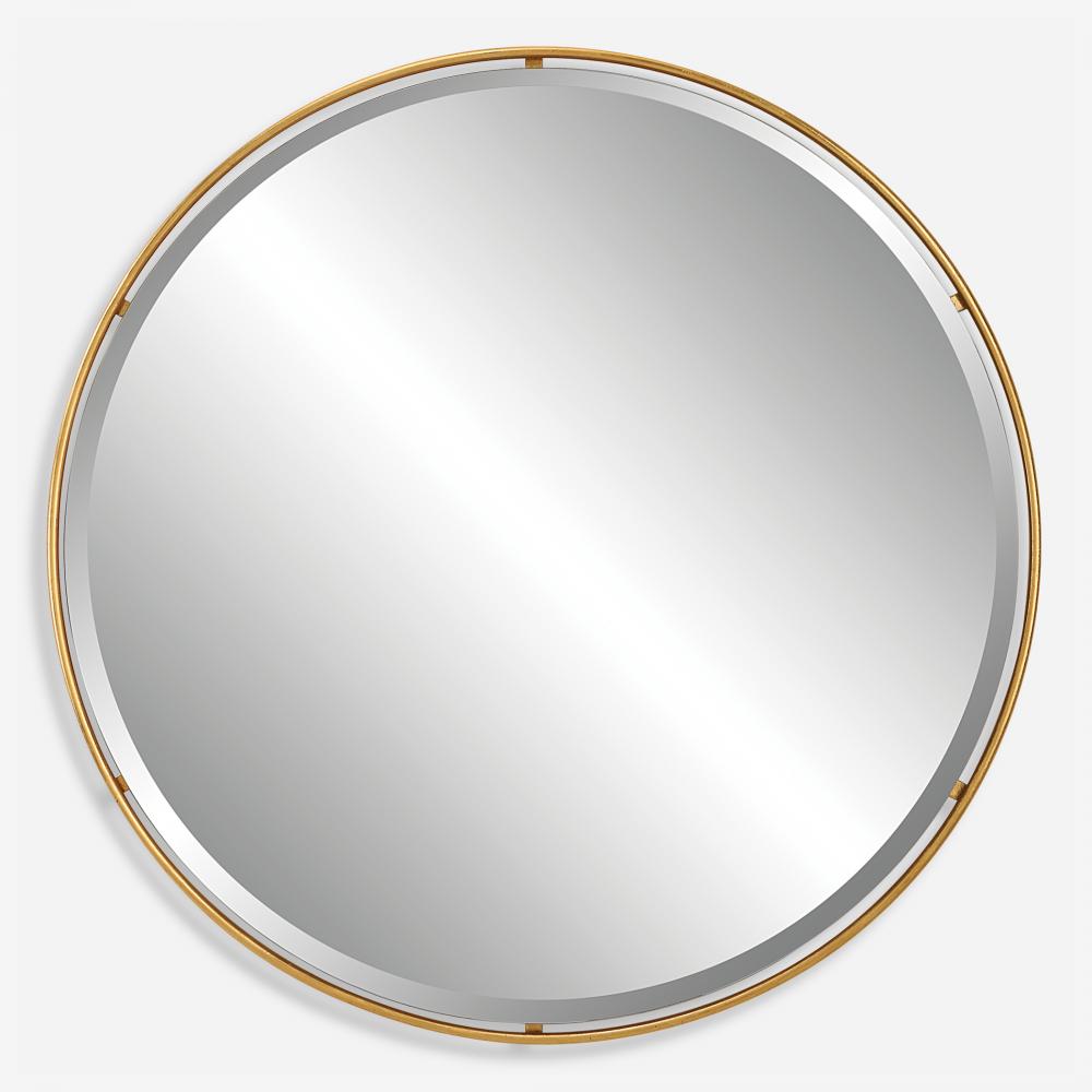 Uttermost Canillo Gold Round Mirror