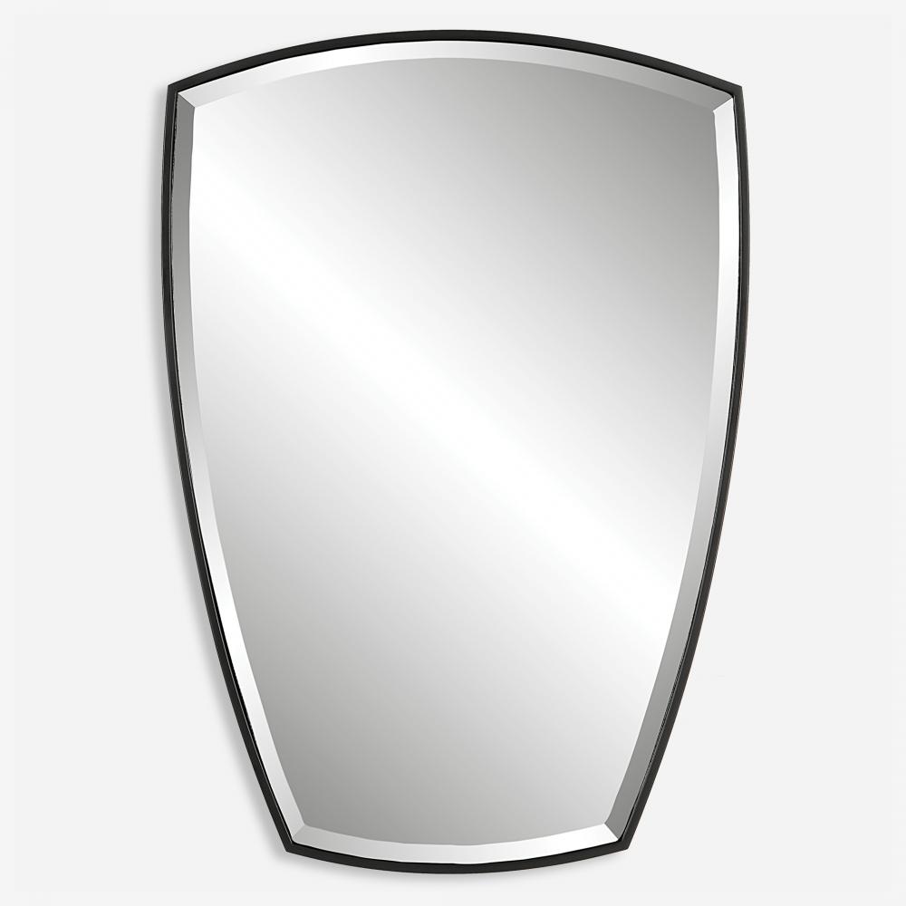 Uttermost Crest Curved Iron Mirror