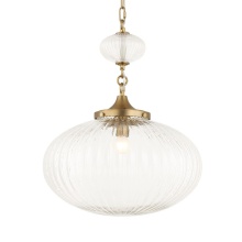 Uttermost 21636 - Uttermost Bellaire 1 Light Glass Shade Pendant
