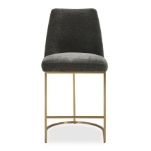 Uttermost 53028 - Uttermost Hanni Charcoal Counter Stool