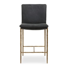 Uttermost 53058 - Uttermost Ascend Charcoal Counter Stool